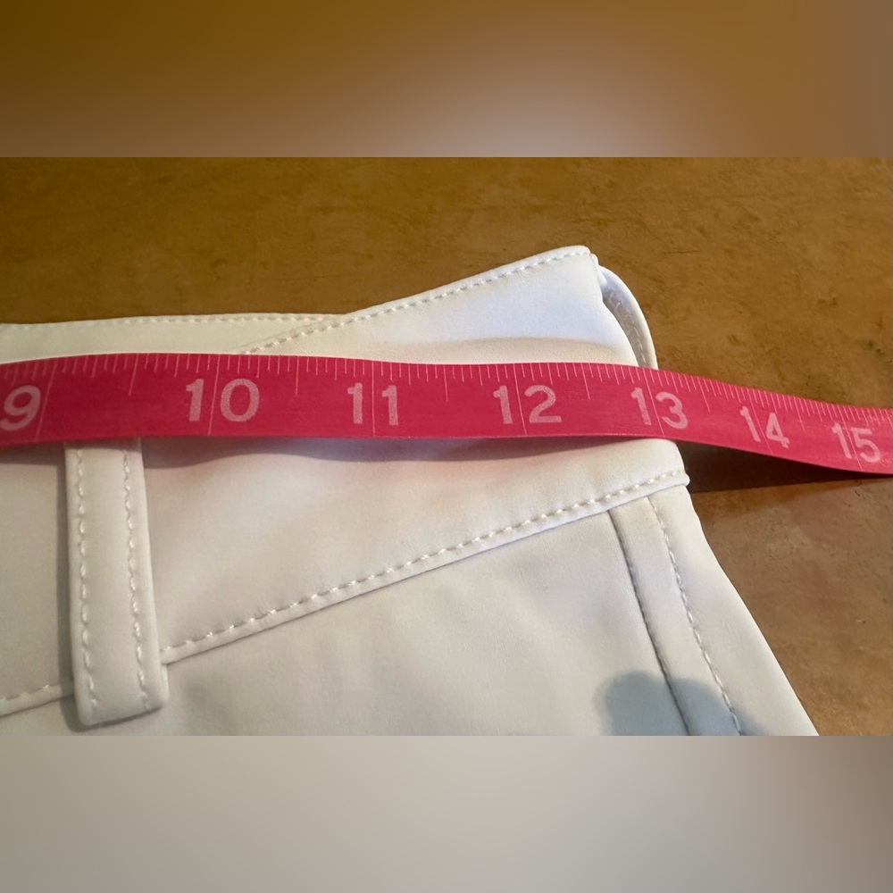 Iago Italia Equestrian Riding Show Breeches, White, Size 24, Good Condition - Picture 9 of 14